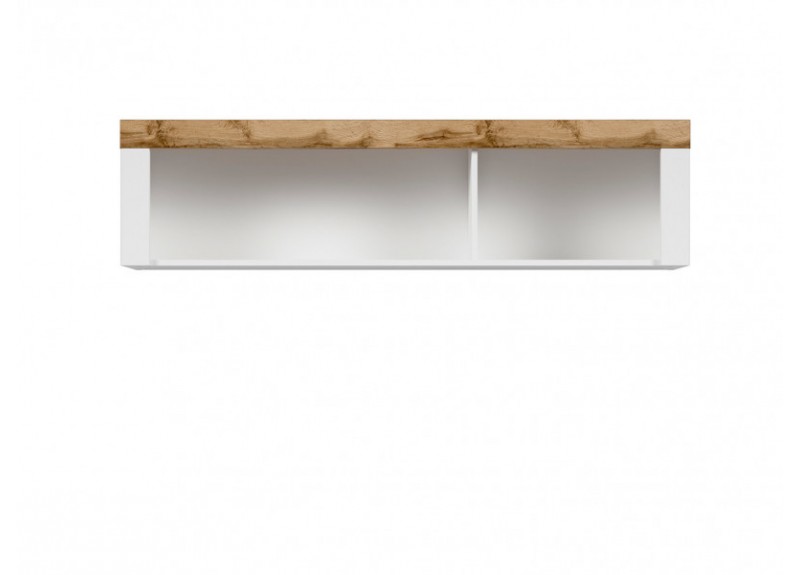 LIVING HOLTEN HANGING CABINET OPEN SHELF OAK/WHIT